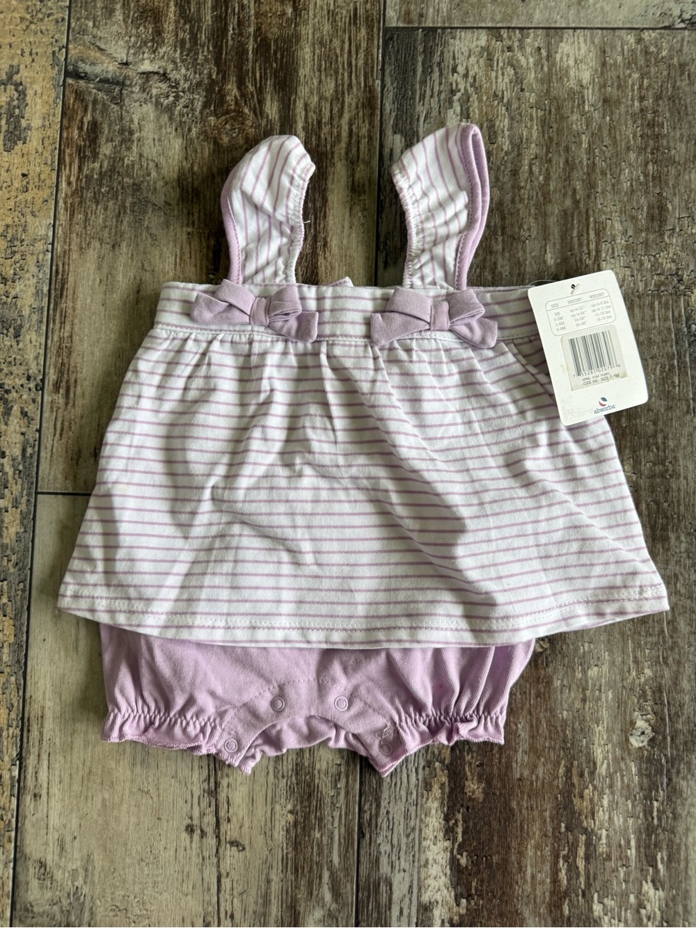 2 for $15 sale: NWT absorba lavender baby romper onsie 0-3 mos